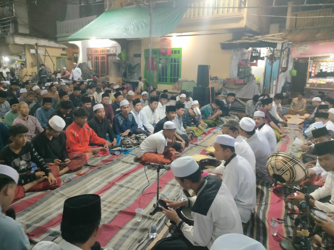 Sambut Antusias, Warga Jalan Gundih Lapangan Rayakan Maulid Nabi