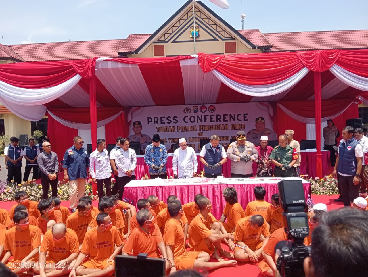 Polres Pasuruan Berhasil Bongkar Jaringan Kampung Narkoba di Wonosunyo Kecamatan Gempol