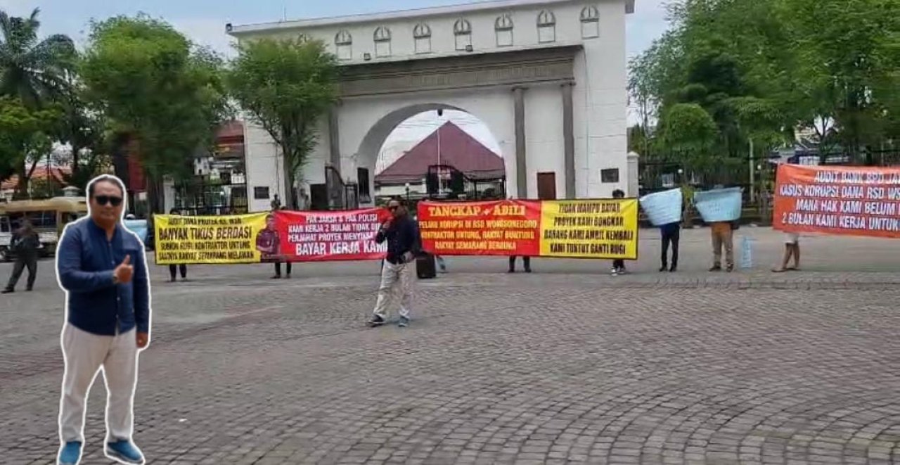 Aksi Demontrasi LMS Lempar Di Kota Semarang Klarifikasi Terhadap Di RSD. K.R.M.T Wongsonegoro