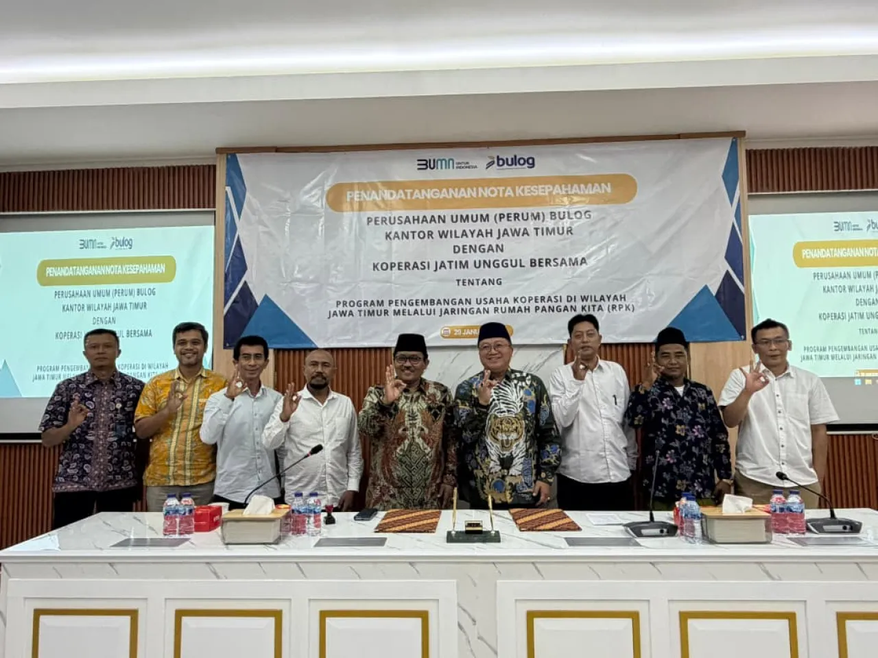 Koperasi Jatim Unggul Bersama Gandeng Bulog Jatim, Perkuat Distribusi Pangan Hingga Pelosok Desa