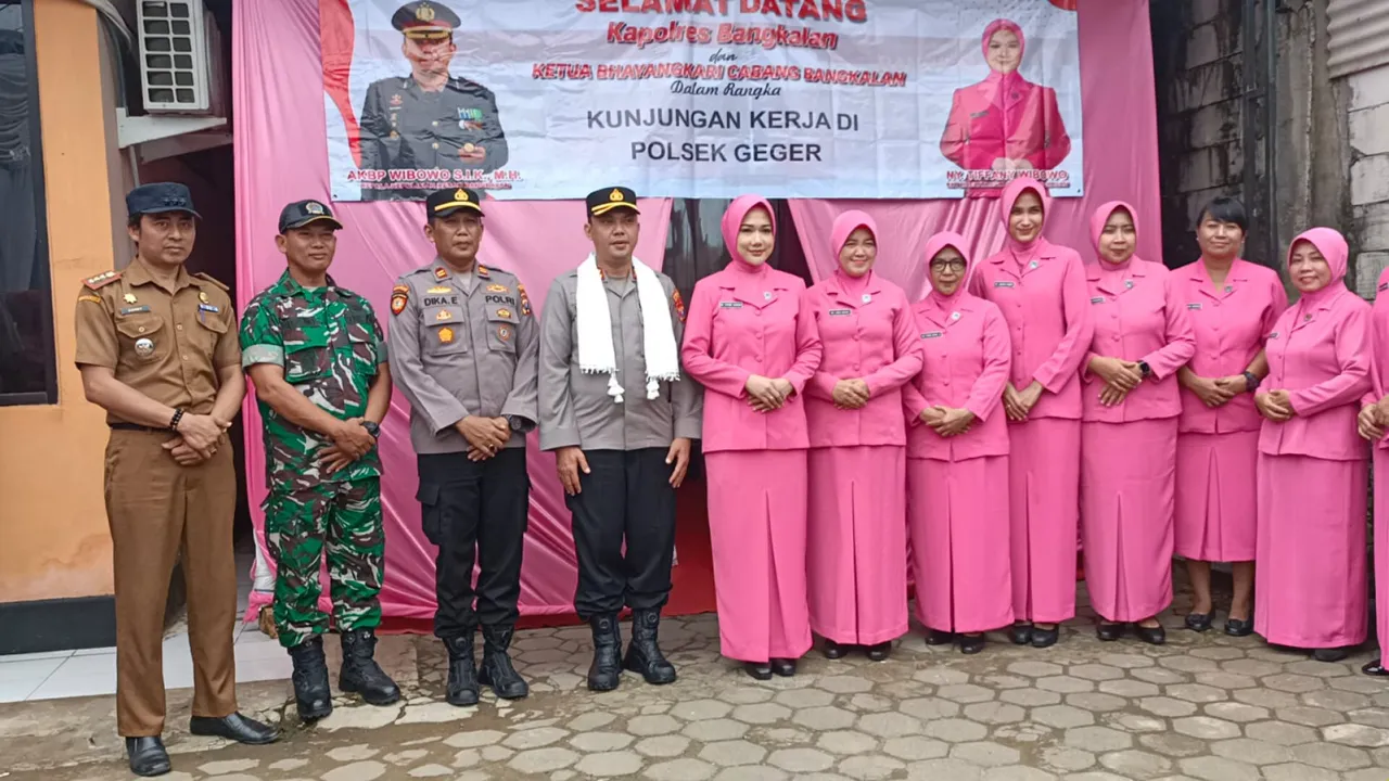 Perkuat Sinergi, Kapolres Bangkalan Gelar Kunjungan Kerja dan Dialog Kamtibmas di Polsek Geger