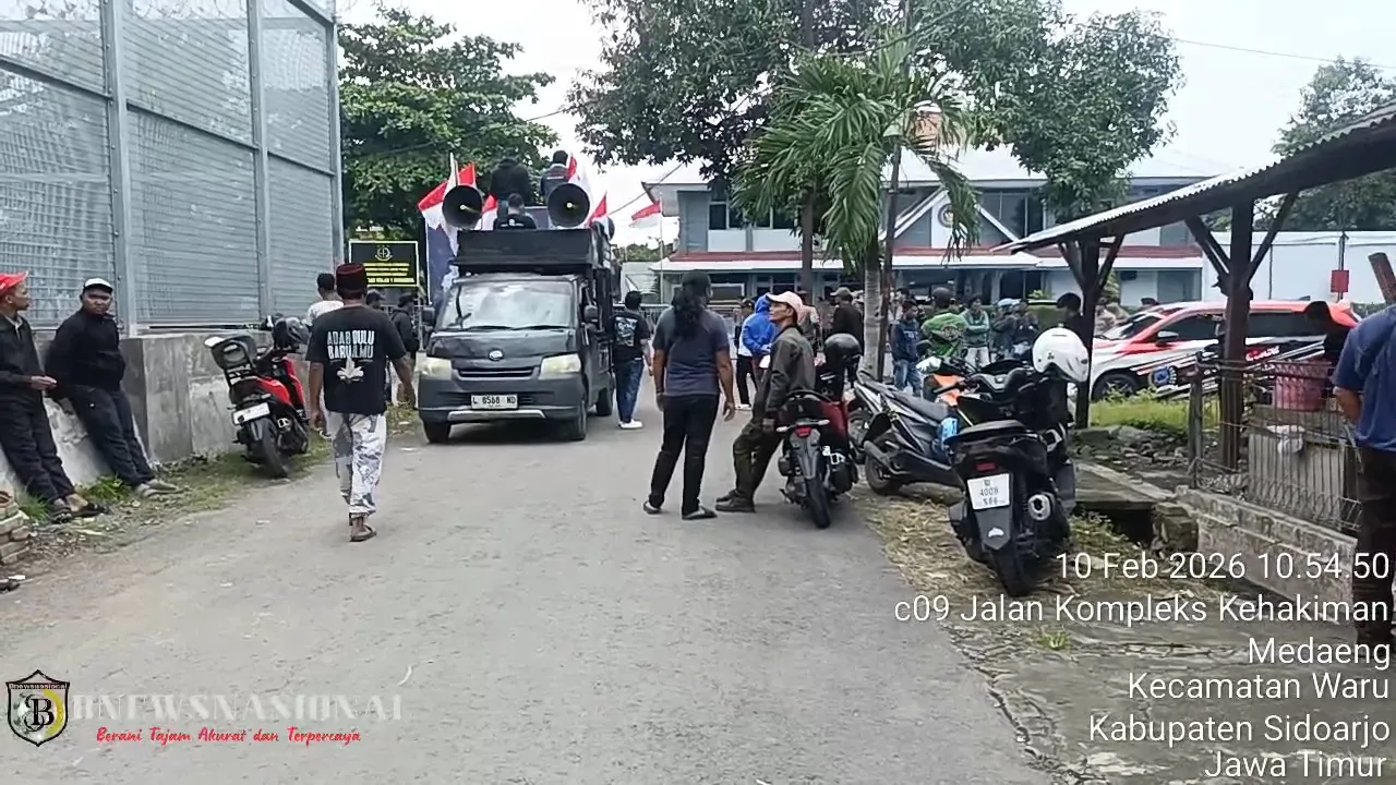 Aliansi Madura Indonesia (AMI) Geruduk Kanwil Kemenkumham Jatim, Tuntut Reformasi Pengawasan Lapas