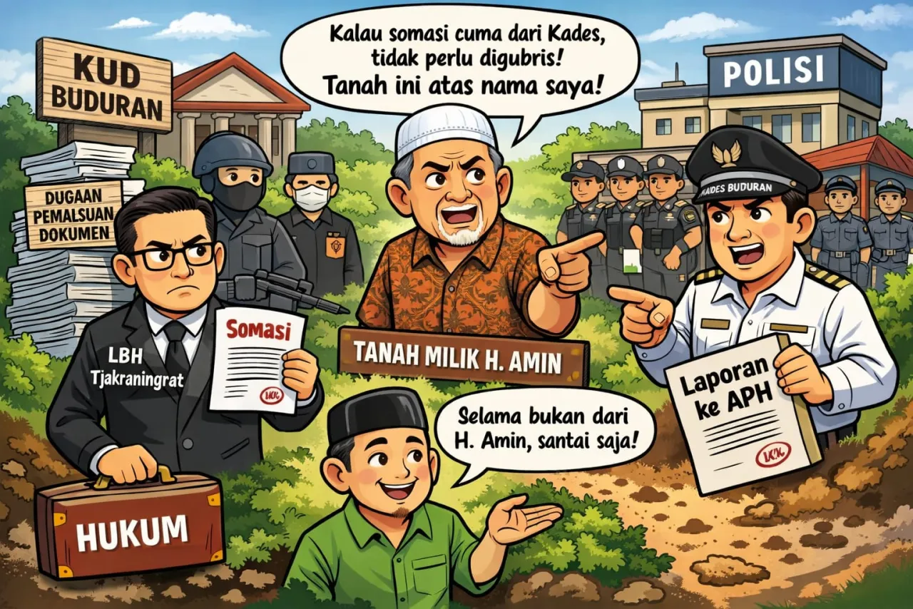 Konflik Aset KUD Buduran Memasuki Babak Baru: Kades Siap Seret Dugaan Pemalsuan Dokumen ke Ranah Hukum