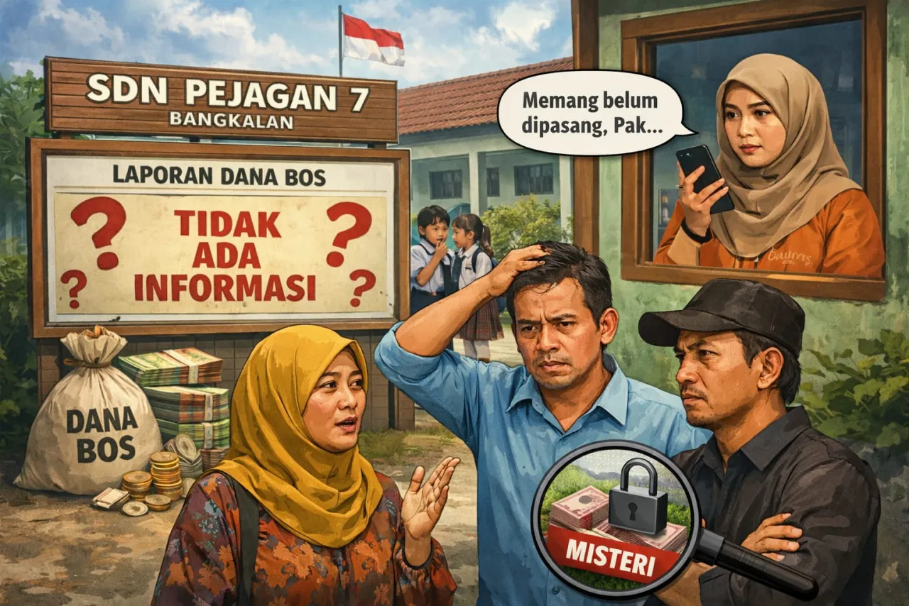 Dana BOS SDN Pejagan 7 Disoal, Pengakuan Kepsek Picu Tanda Tanya Publik