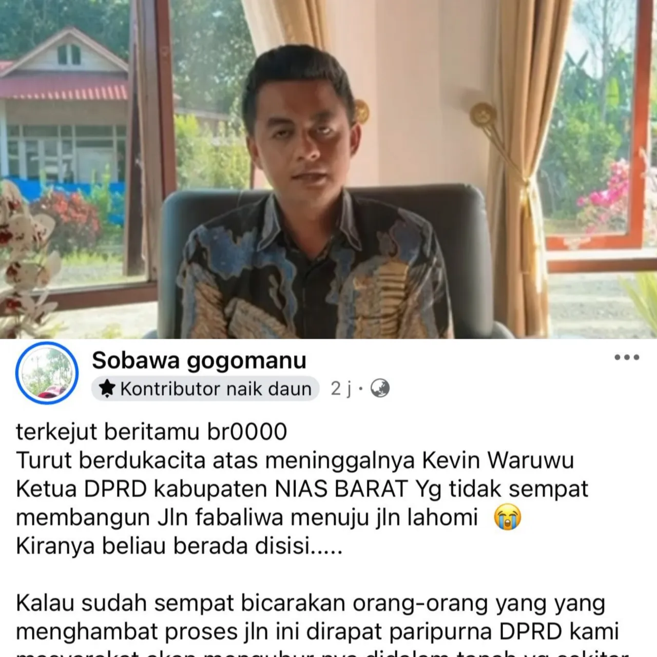 Kevin KP Waruwu Klarifikasi Tuduhan Hoaks Kematian di Media Sosial