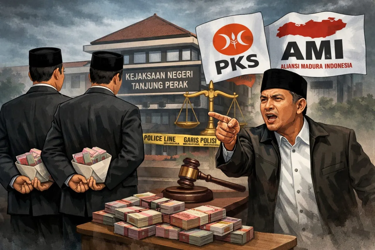 AMI Desak Ketua DPW PKS Jatim Copot Kadernya, Dua Oknum DPRD Surabaya Dilaporkan ke Kejari Tanjung Perak