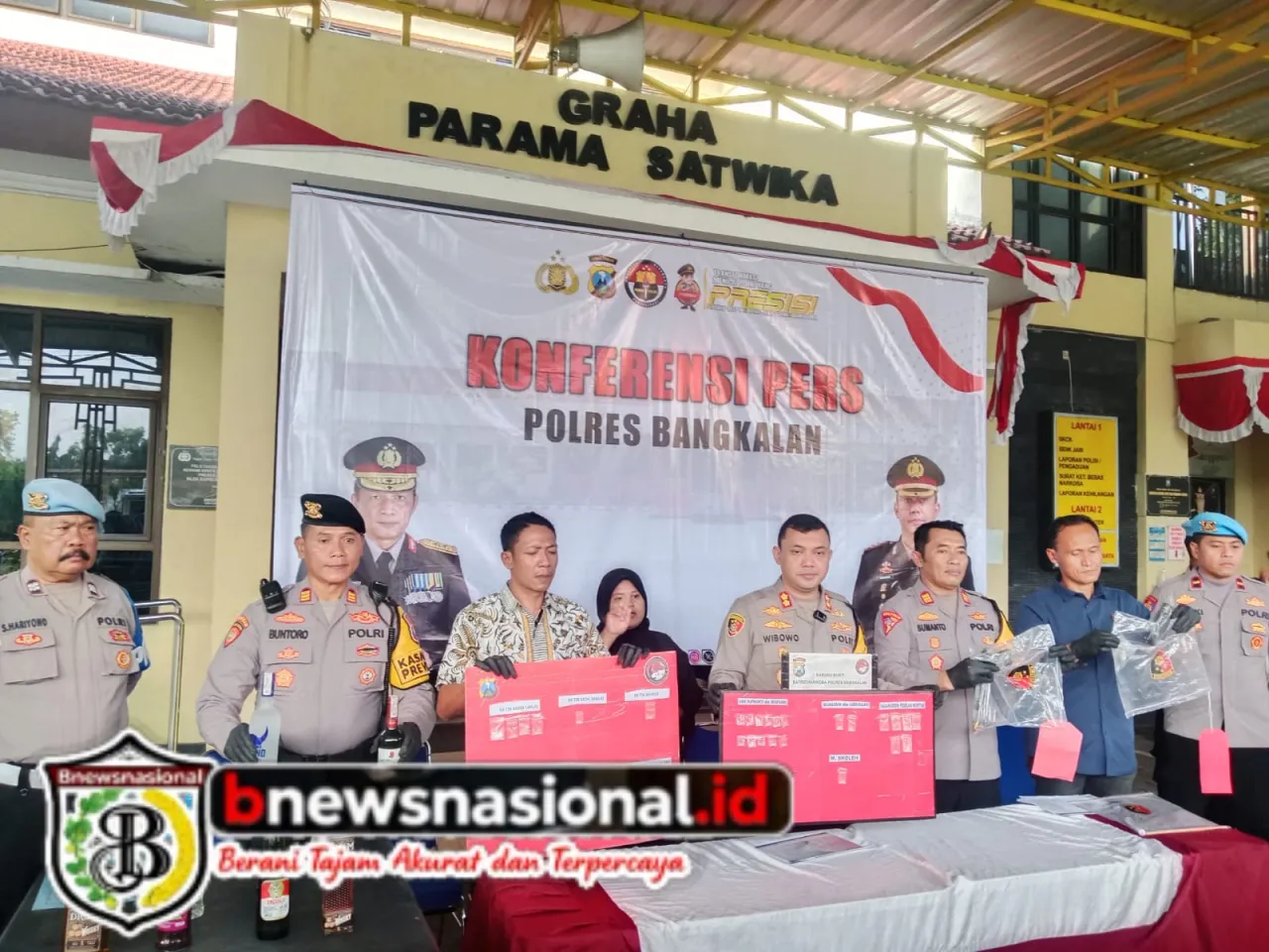 Polres Bangkalan Rilis Hasil Operasi Pekat Semeru 2026, Ungkap 19 Kasus dan Amankan 24 Tersangka