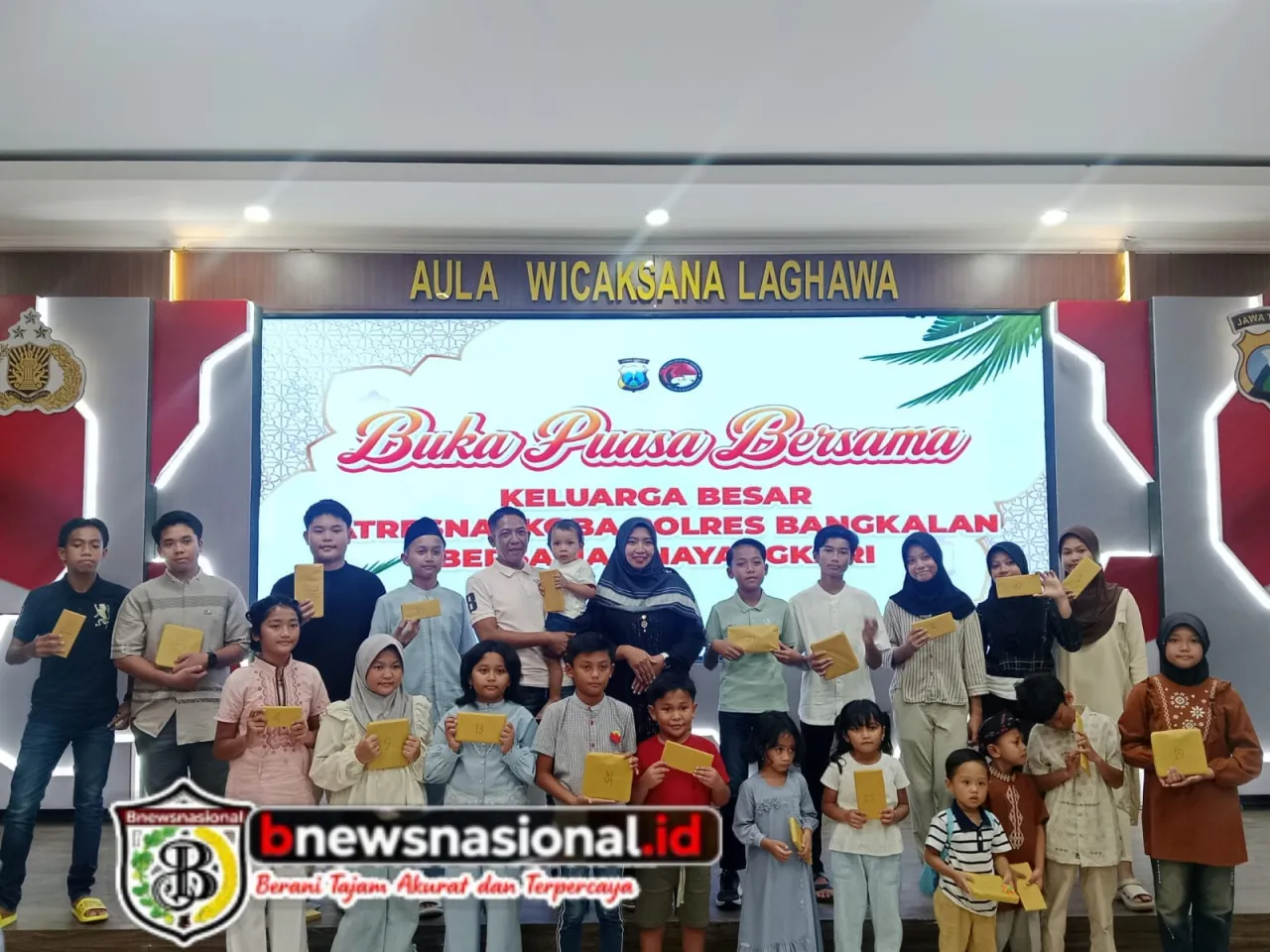 Pererat Tali Silaturahmi, Keluarga Besar Satresnarkoba Polres Bangkalan Gelar Buka Puasa Bersama