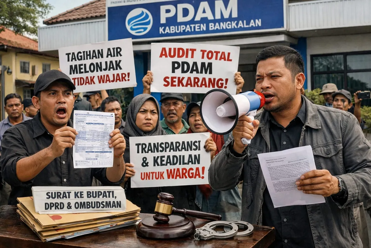 Tagihan Air Membengkak, Warga Tambegan Siapkan Laporan Resmi ke Pemkab dan Ombudsman