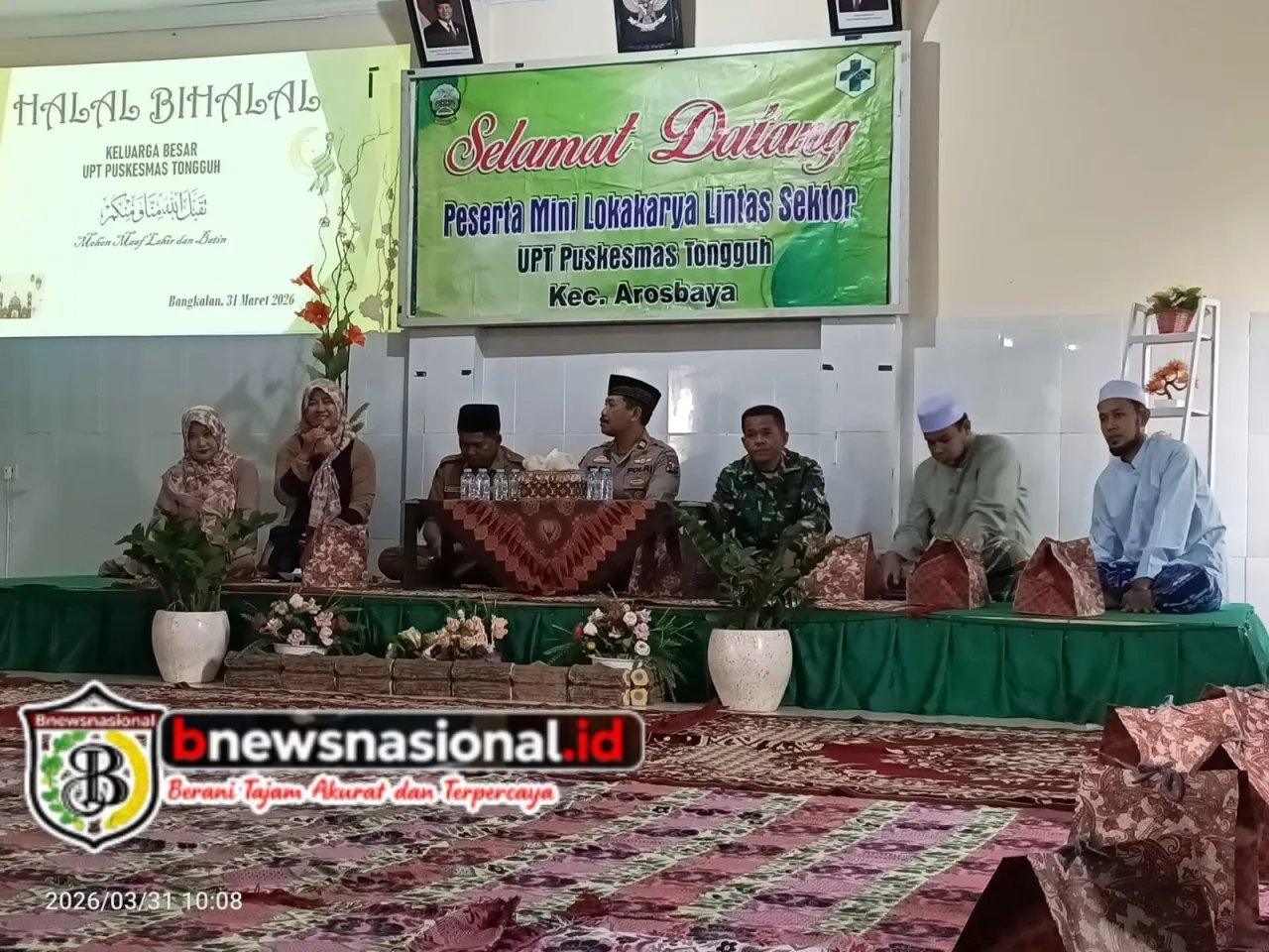 Mini Lokakarya Lintas Sektor dan Halal Bihalal di Arosbaya, Camat Tekankan Sinergi Konkret untuk Layanan Kesehatan