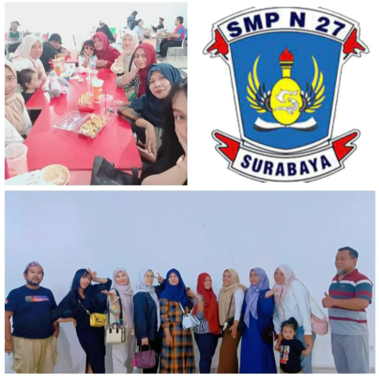 Pererat Silaturahmi, Alumni SMPN 27 Surabaya Gelar Halal Bihalal di Kaza Mall