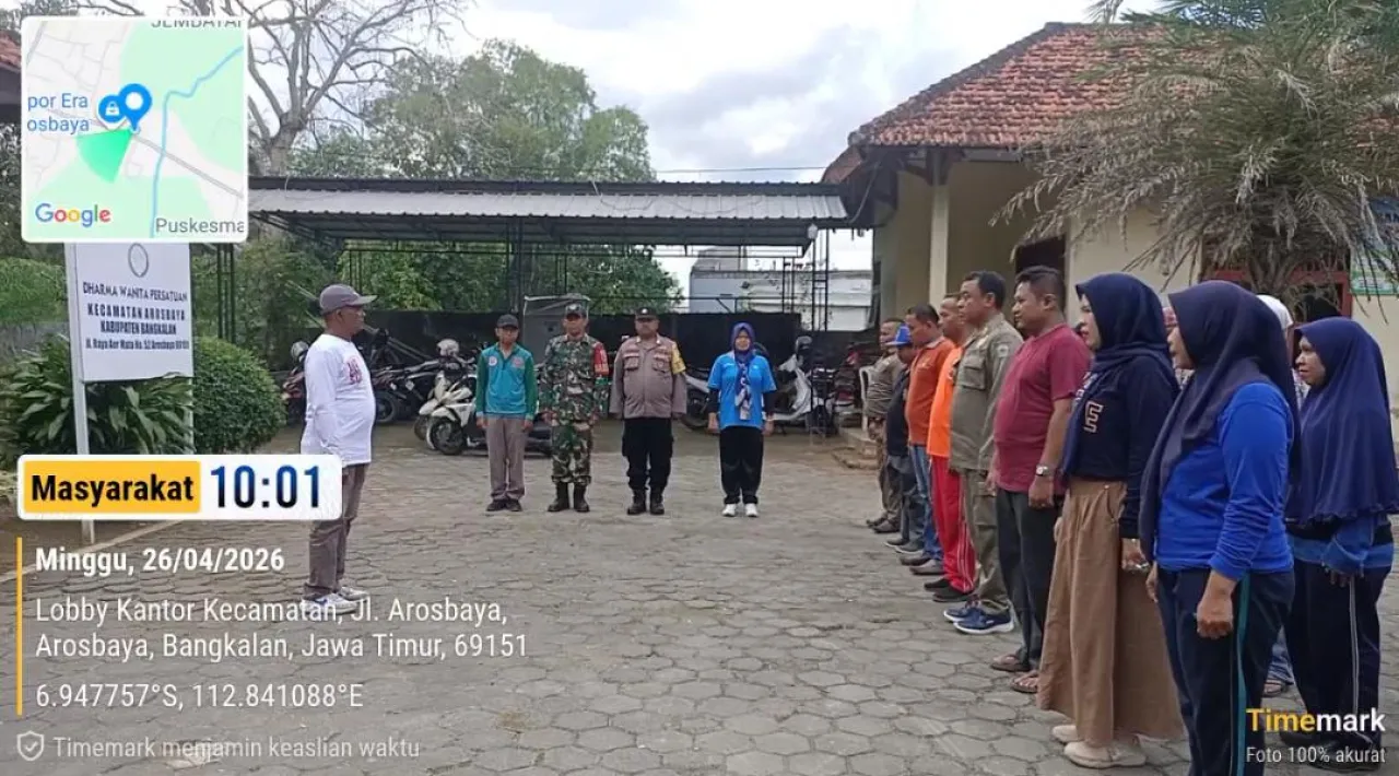 Hari Kesiapsiagaan Bencana 2026, Kecamatan Arosbaya Kompak Gelar Simulasi Evakuasi