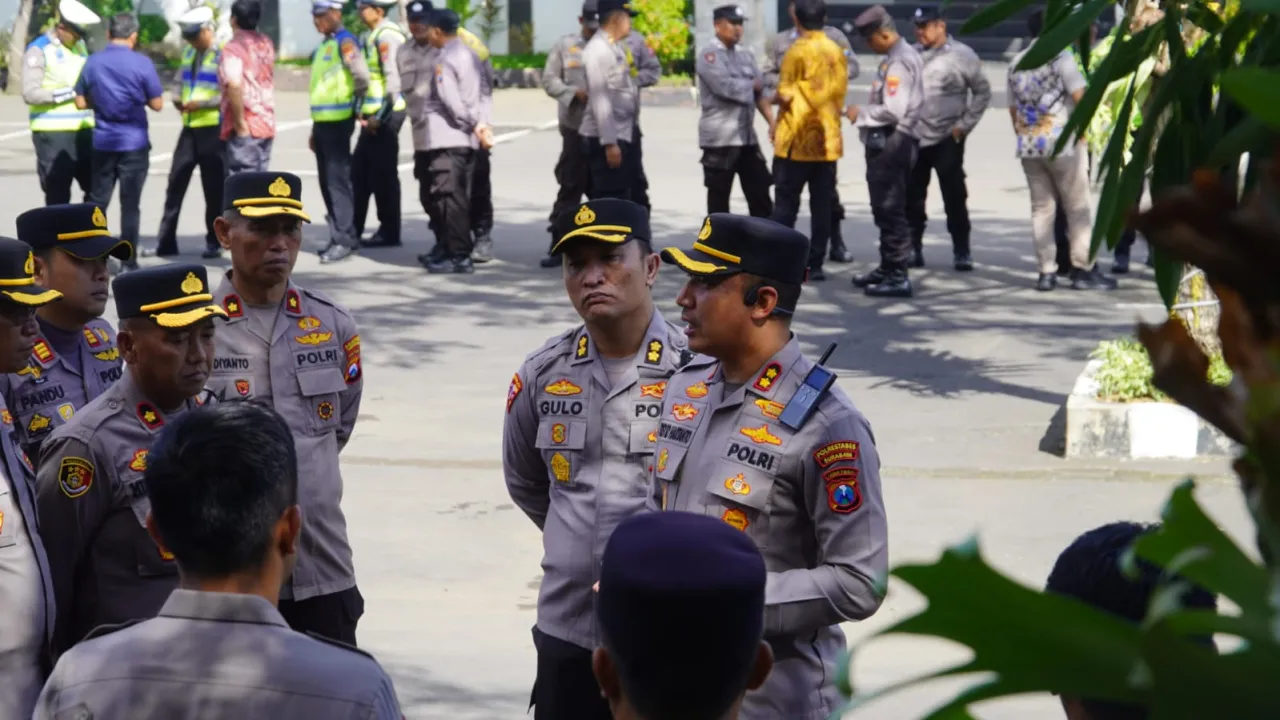 Polrestabes Surabaya Siapkan 22 Titik Kanalisasi Untuk Pelayanan Pengamanan May Day 2026
