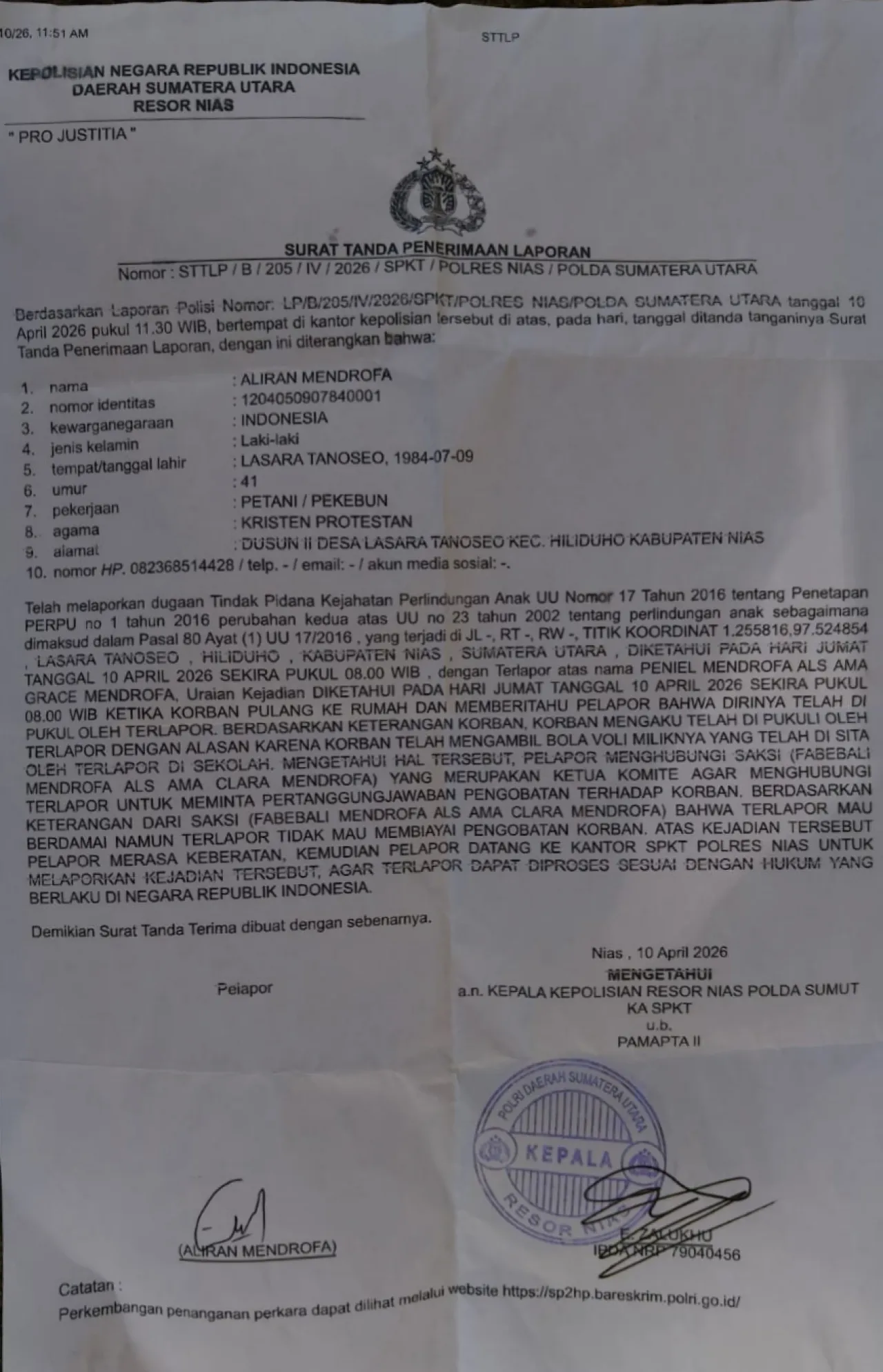 Tercoret kembali dunia pendidikan Dugaan Penganiayaan Anak di Sekolah warga melapor siap tempuh jalur hukum