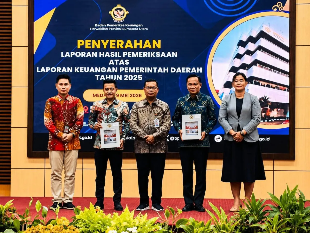 Torehkan Prestasi, Pemkab Nias Barat Raih Opini WTP 5 Kali Berturut-turut dari BPK Sumut