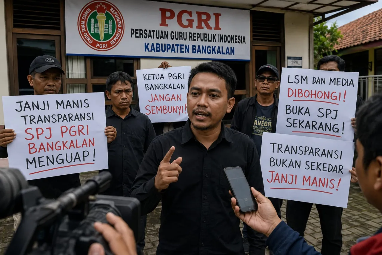 Janji Manis Transparansi SPJ PGRI Bangkalan Menguap, Aktivis: Media dan LSM Dibohongi