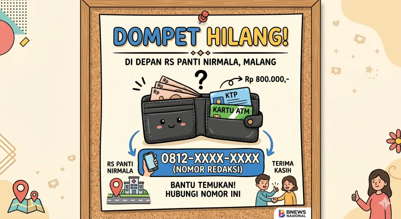 Dompet Berisi Uang dan Dokumen Penting Hilang di Depan RS Panti Nirmala, Pemilik Berharap Ditemukan