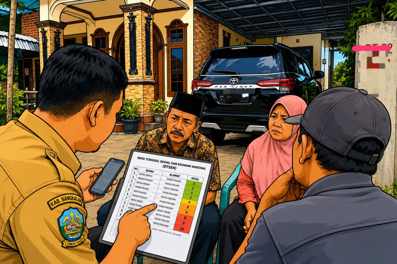 Akurasi Data DTSEN Dipertanyakan, Warga Mampu di Bangkalan Malah Masuk Kategori Miskin