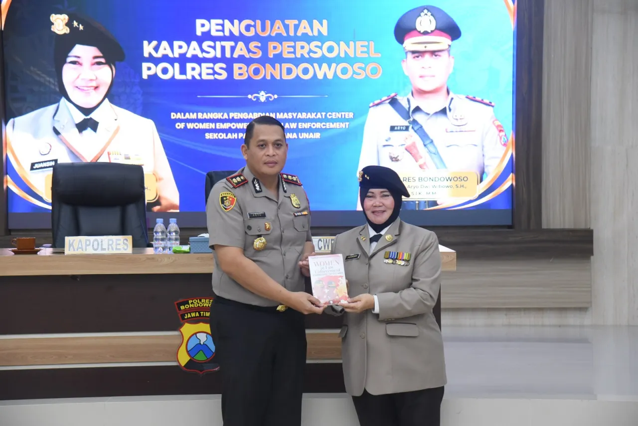 Perkuat Profesionalisme Anggota, Kapolres Bondowoso Gandeng CWELE Unair Tingkatkan Kapasitas Personel