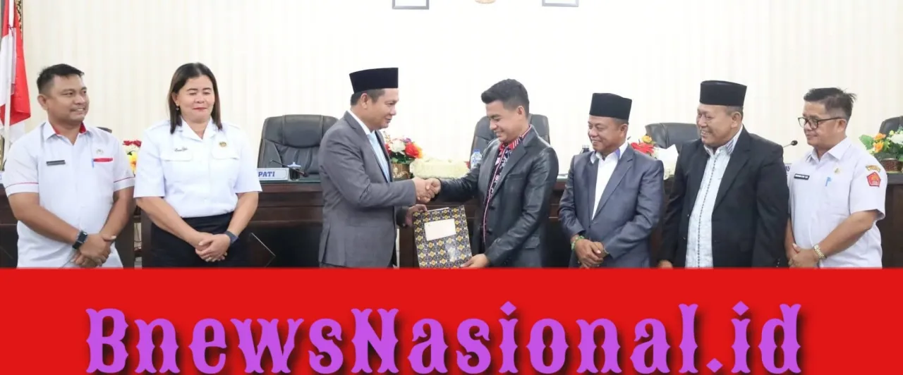 Ketua DPRD Nias Barat Kevin KP Waruwu terima 17 Ranperda usulan pemerintah untuk masa depan Nias Barat