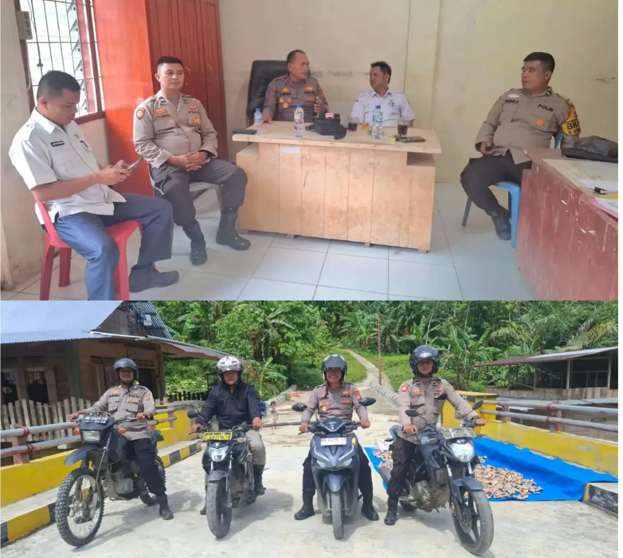 Ps Kapolsek Lolofitu Moi Sambangi Kantor Camat Ma'u, Perkuat Sinergitas Kamtibmas