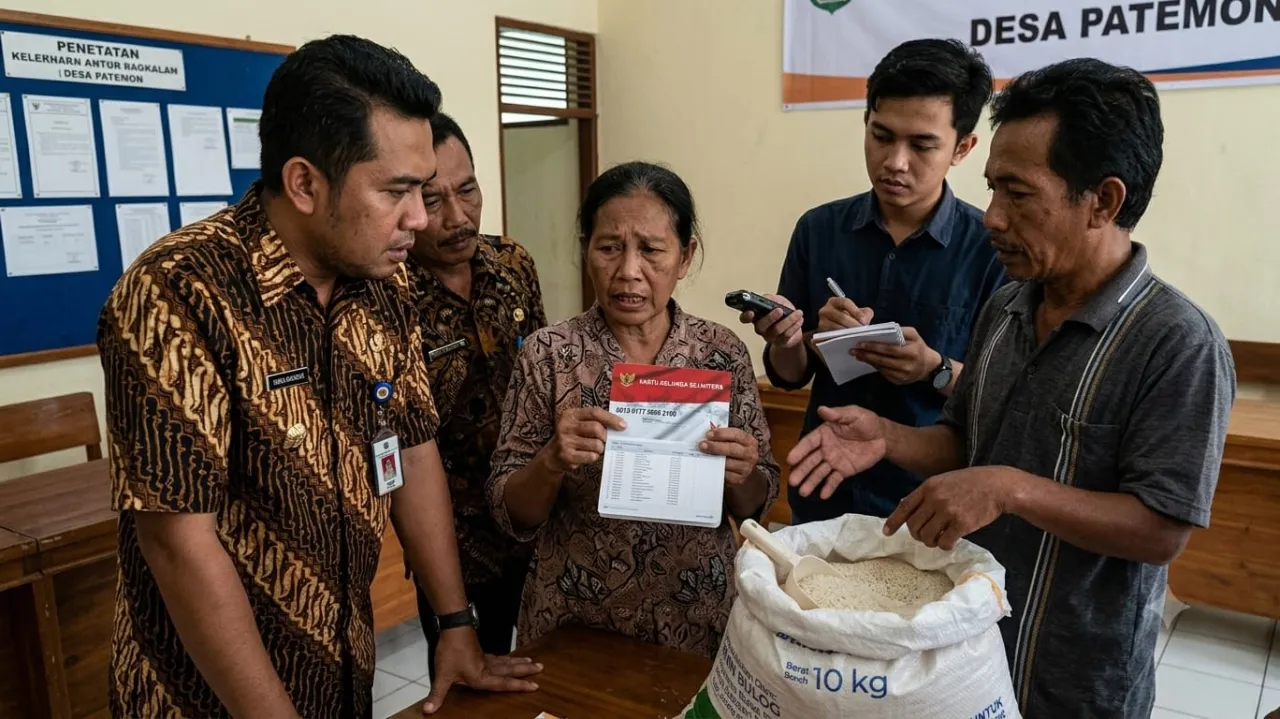 Dugaan Pemotongan Bansos Beras Bulog dan PKH di Patemon Bangkalan, Pj Kades Mengaku Tak Tahu