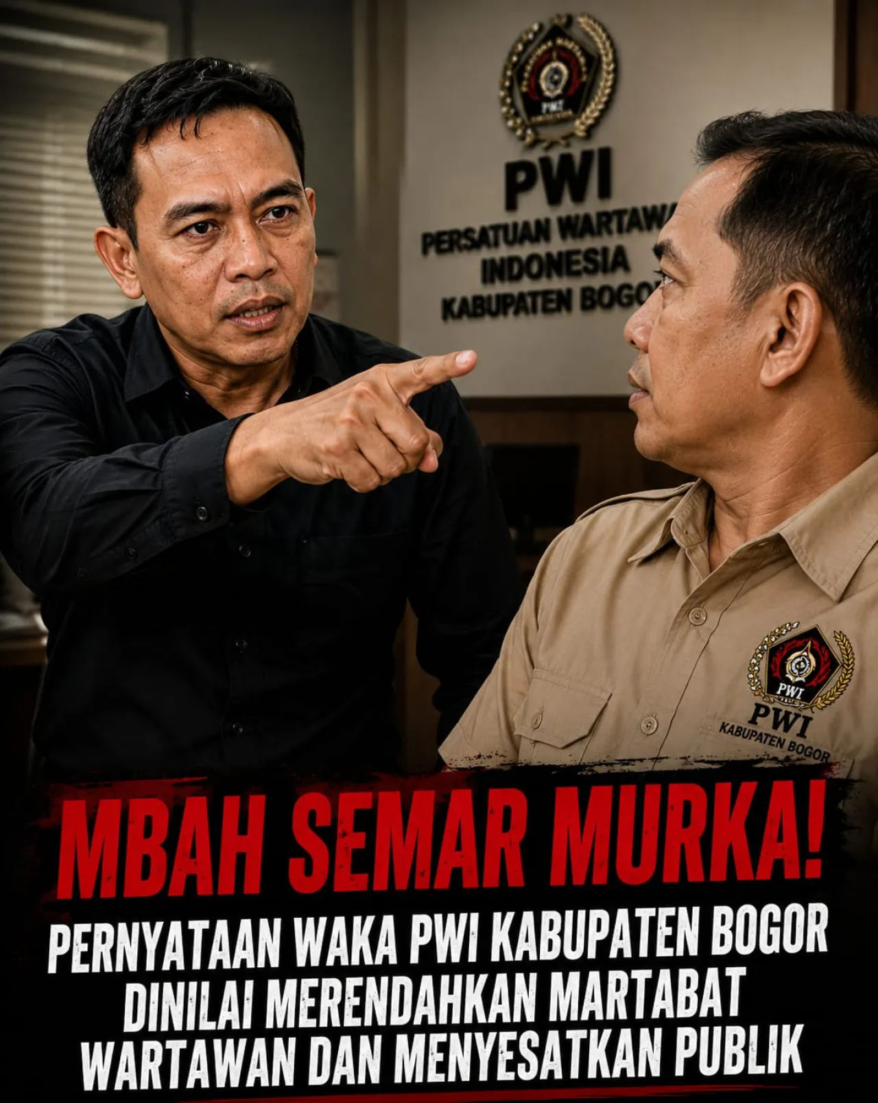 Mbah Semar Murka! Pernyataan Waka PWI Kabupaten Bogor Dinilai Merendahkan Martabat Wartawan dan Menyesatkan Publik