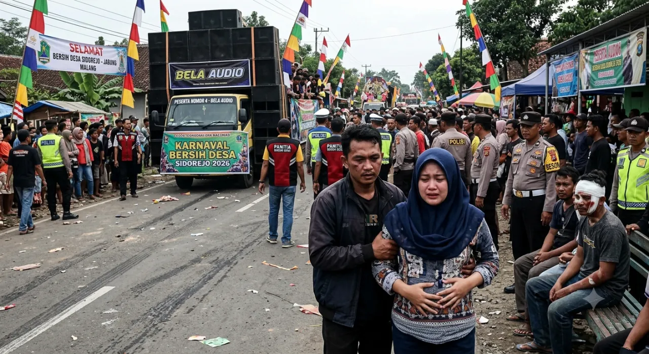 Karnaval Sound Horeg Bersih Desa Sidorejo Jabung Berujung Kericuhan, Ibu Hamil Muda Turut Jadi Korban Pengeroyokan