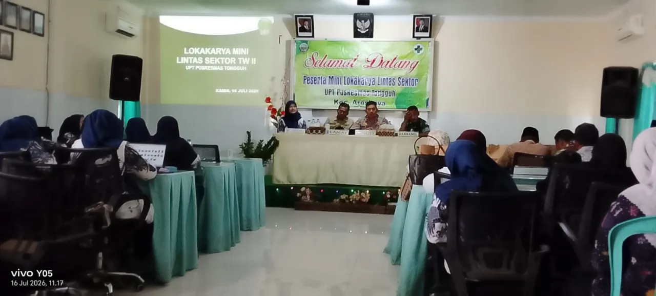 Mini Lokakarya Lintas Sektor, Kapus Tongguh Sebut Masuk Lima Besar Kinerja Puskesmas di Bangkalan