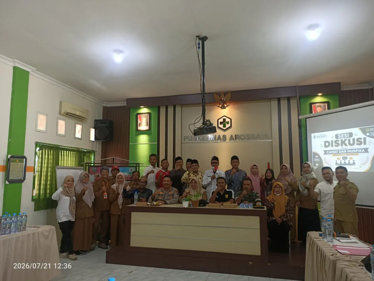 Perkuat Sinergi Lintas Sektor, UPT Puskesmas Arosbaya Gelar Minilokakarya Triwulan II