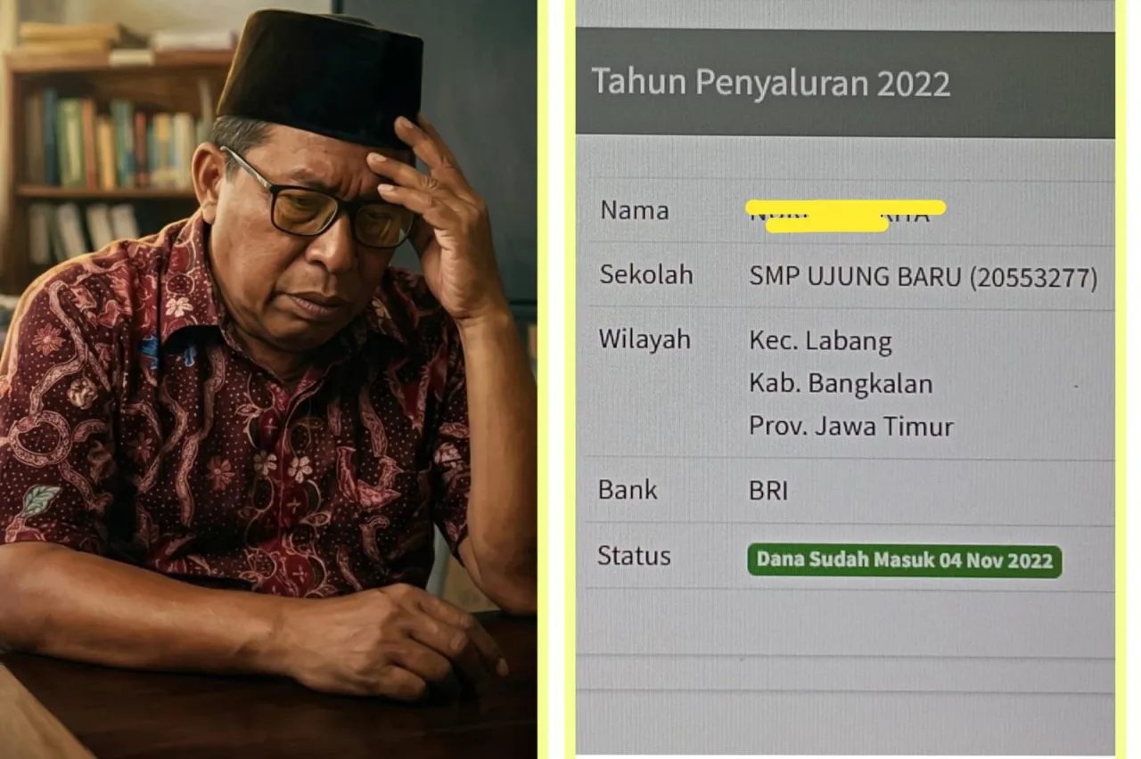 Diduga Gelapkan Dana PIP 2022 – 2026, Ketua Yayasan SMP Ujung Baru Menunggu Panggilan Kejaksaan Negeri Bangkalan