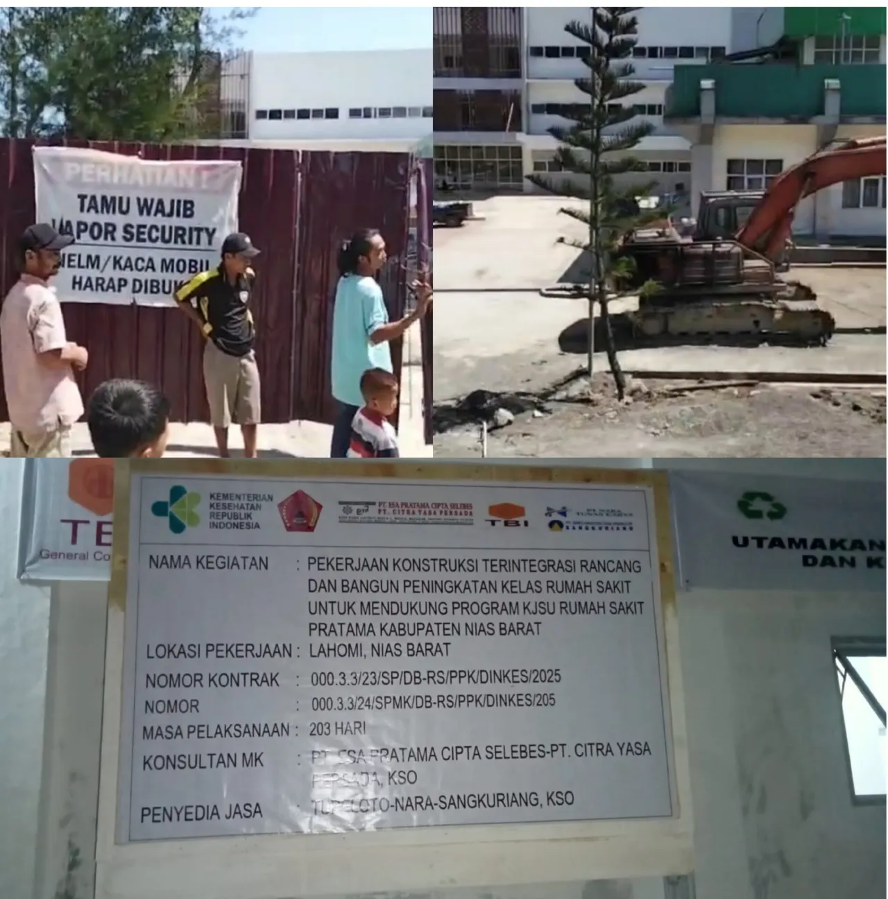 Proyek Rp 142 Milyar Berakhir 22 Mei 2026,Tapi Fisik Diduga Belum Selesai, Pintu Proyek Ditutup Saat Warga Ingin Audensi