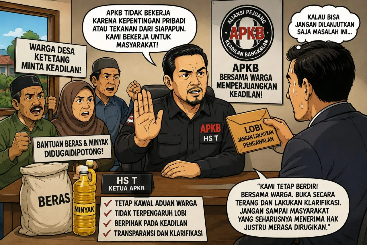 Ketua APKB Tegaskan Tetap Kawal Aduan Warga Ketetang, Meski Diduga Ada Upaya Lobi