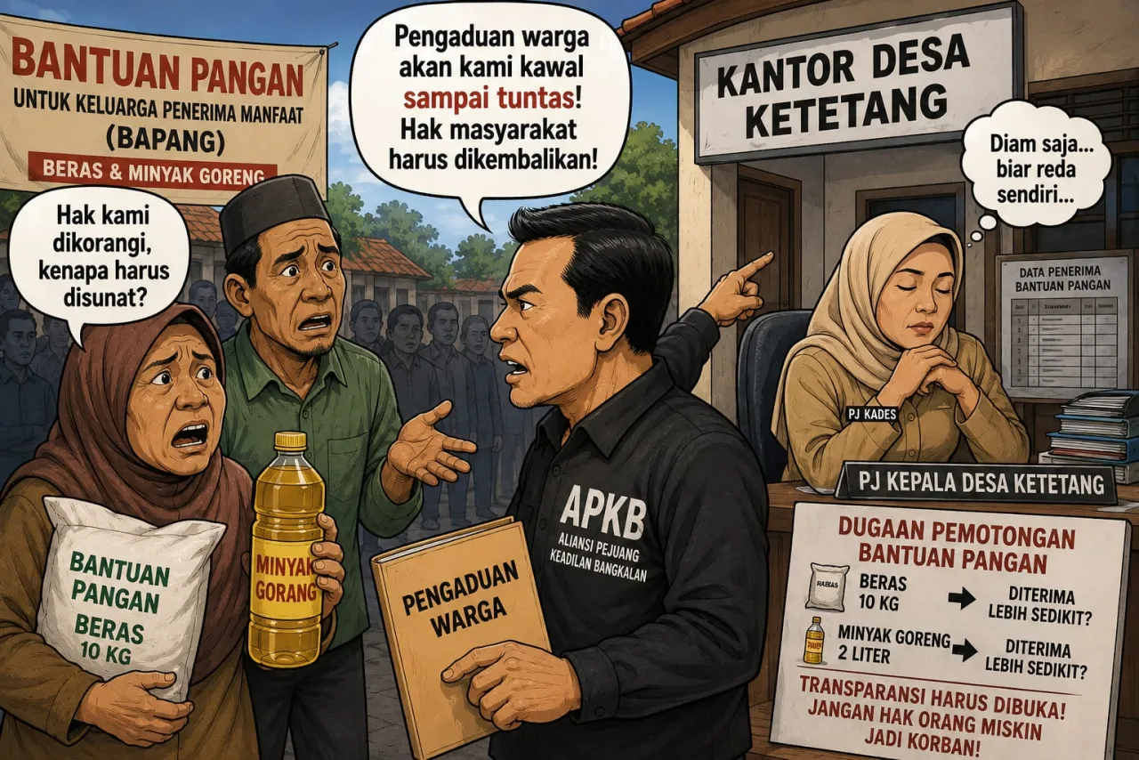 Hak Orang Miskin Diduga Disunat, Aliansi Desak Pj Kades Ketetang Jangan Sembunyi