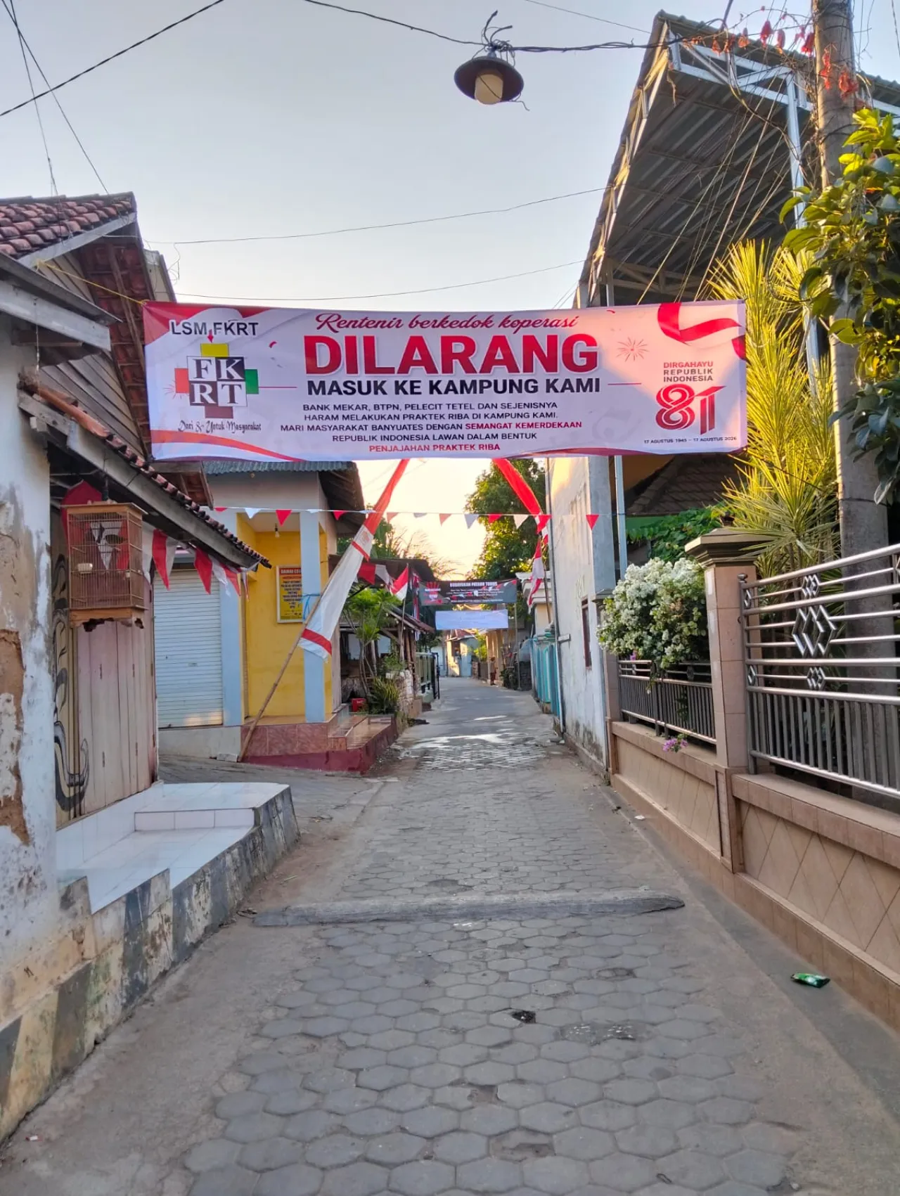 Merdeka Tanpa Hutang, Tanpa Narkoba: Warga Karang Barat Soroti Persoalan Sosial yang Masih Menghantui Masyarakat
