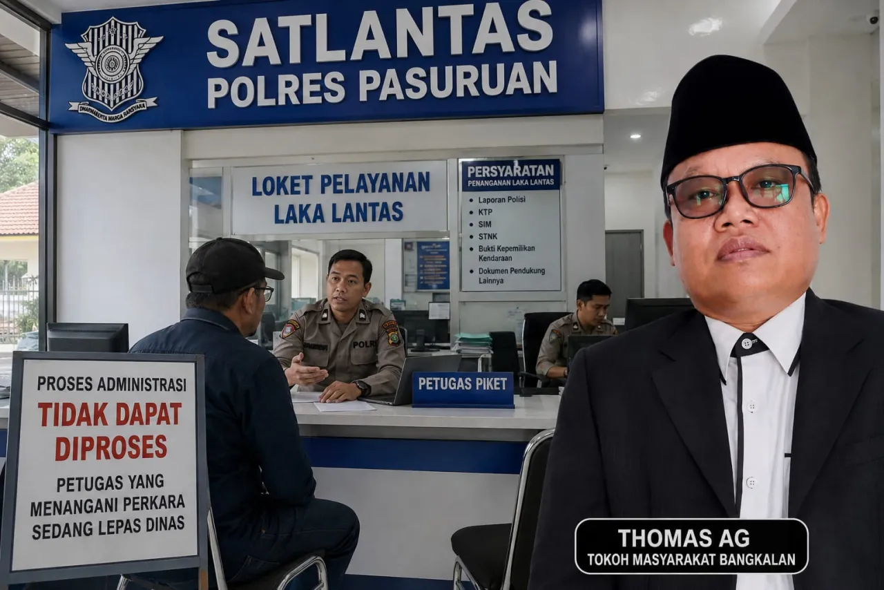 Pelayanan Satlantas Polres Pasuruan Bobrok, Tokoh Masyarakat Bangkalan Kecewa Berat