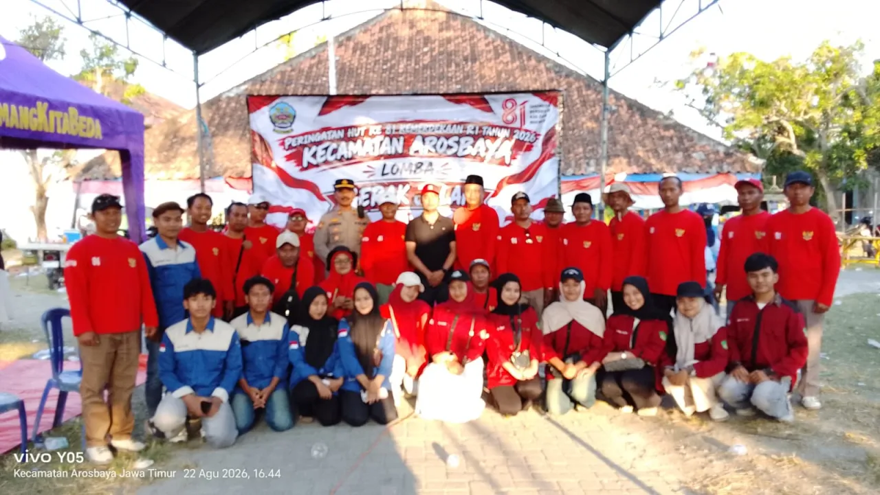 Kreativitas Peserta Gerak Jalan Arosbaya Tuai Apresiasi, Semarak HUT ke-81 RI Berlangsung Aman dan Meriah