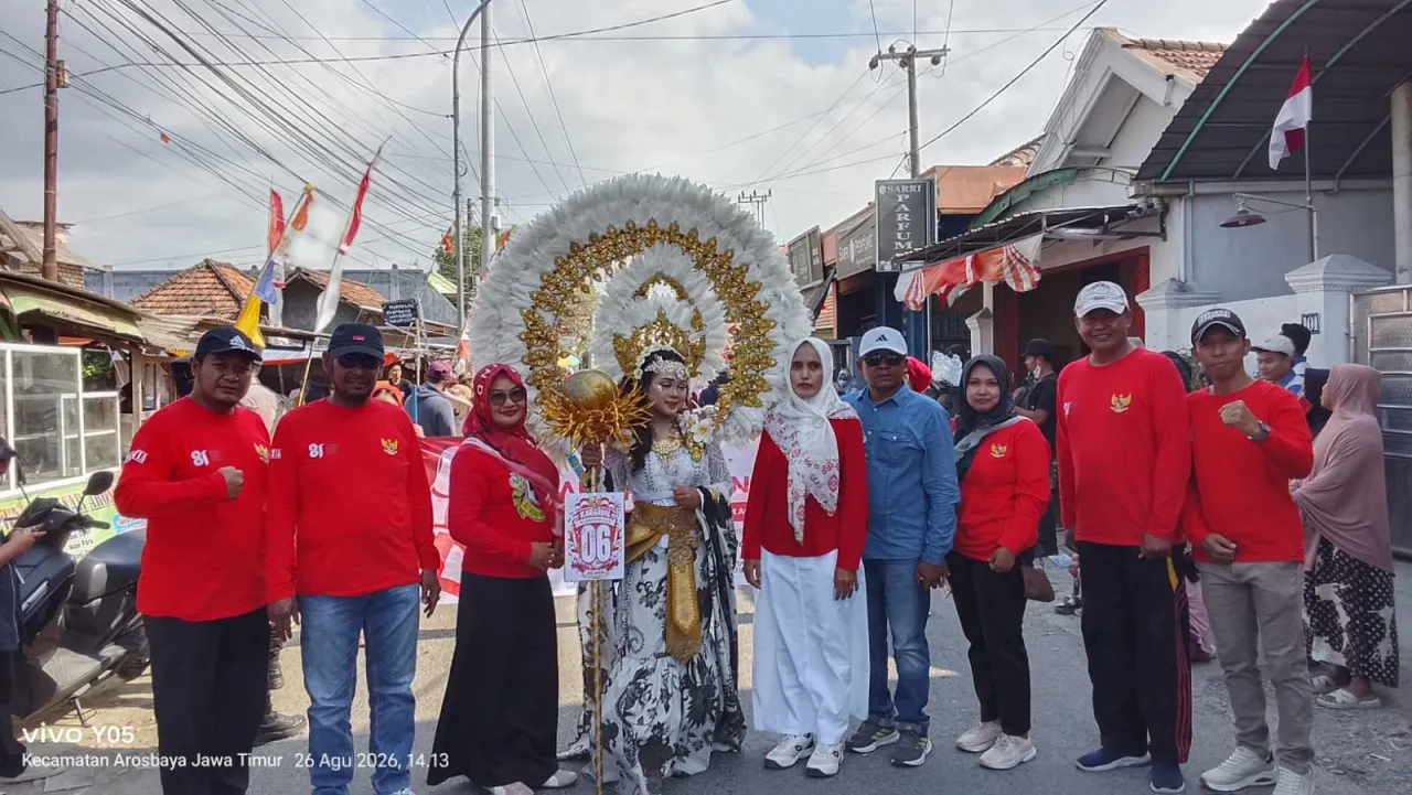 Camat Arosbaya Dedeng Suprapto Apresiasi Peserta, Panitia Sukses Gelar Karnaval HUT ke-81 RI