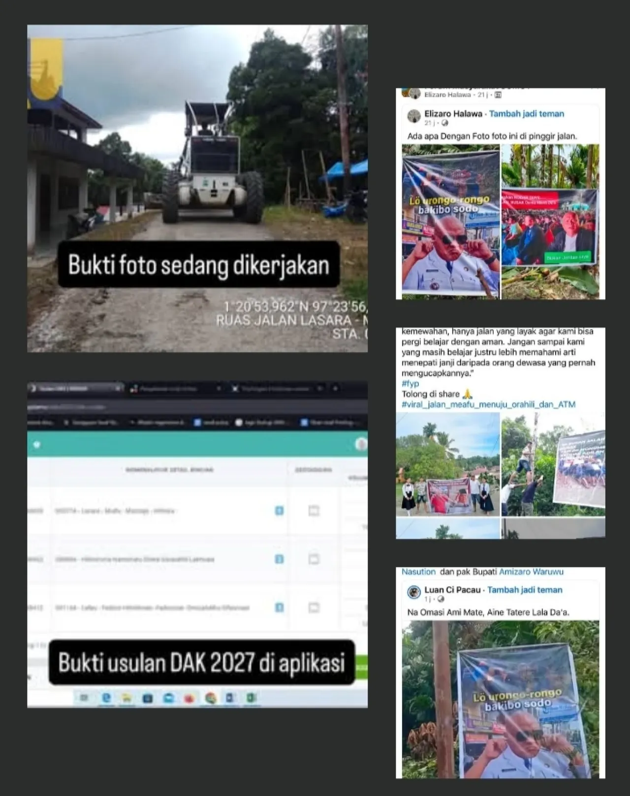 Tanggapi Aspirasi Warga Terkait Jalan Lasara-Meafu, Bupati Nias Utara Tegaskan Komitmen Pembangunan Berkelanjutan