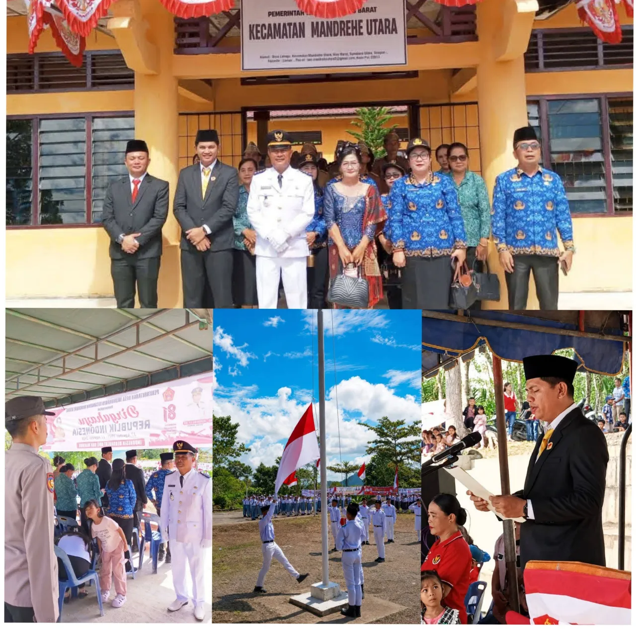 Kreativitas Lokal dan Semangat Juang Hiasi Peringatan HUT ke-81 RI di Mandrehe Utara