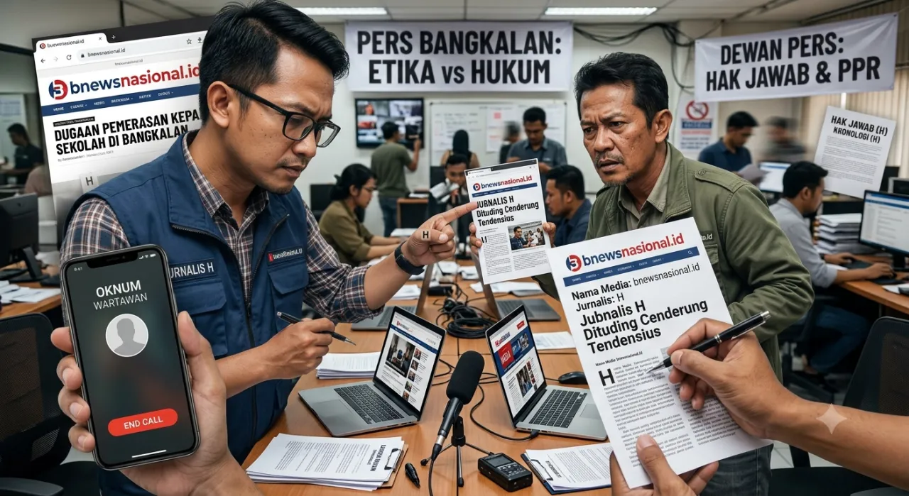 Tak Sebut Nama Tapi Diserang Berita Tandingan, Redaksi bnewsnasional.id Siap Tempuh Jalur Hukum