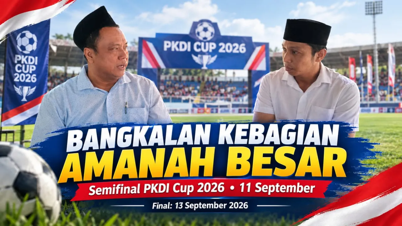 Bangkalan Kebagian Amanah Besar, Semifinal PKDI Cup 2026 Digelar 11 September