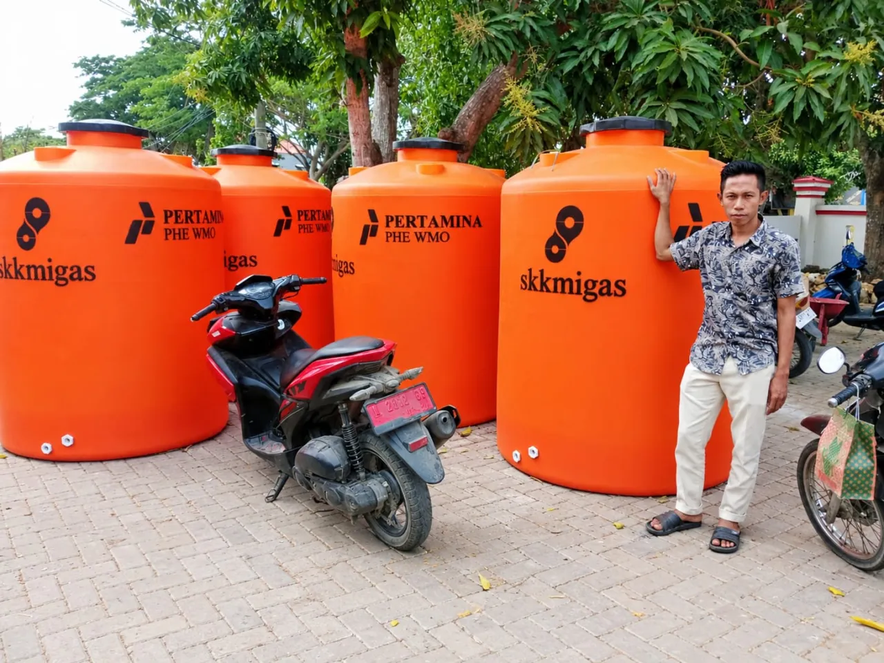 Sepulu Perkuat Cadangan Air, Empat Tandon Bantuan PHE WMO dan SKK Migas Disiapkan