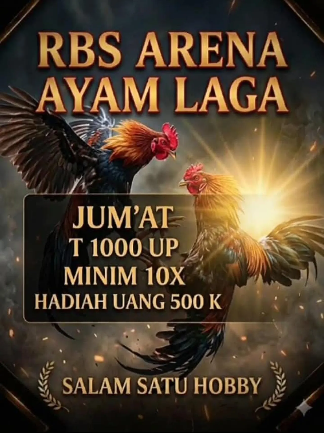 Poster "RBS Arena" Beredar di Malang, Warga Desak Polisi Usut Dugaan Perjudian Sabung Ayam