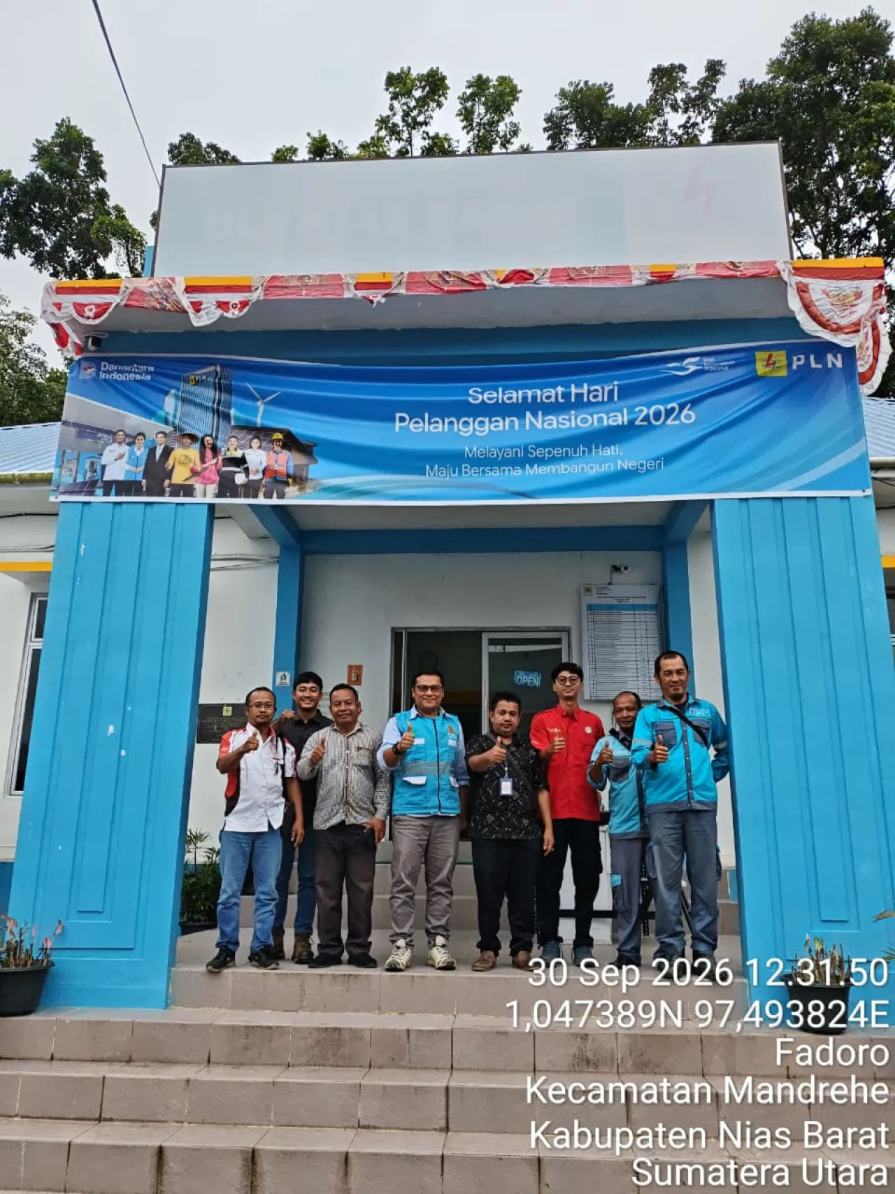 Bahu-Membahu Tingkatkan Pelayanan, PLN ULP Wilayah 3 Nias Barat Bersama Tim Gabungan Media Gelar Audiensi Hangat.