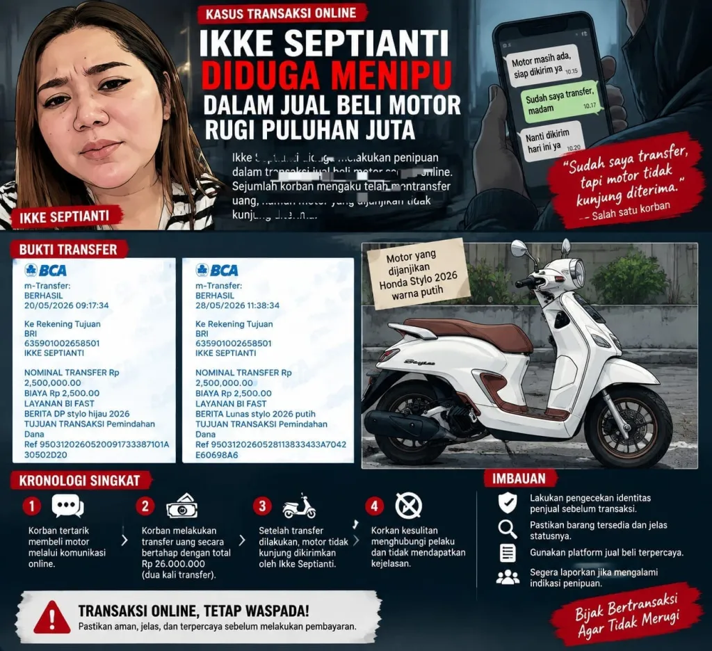 Beli Motor Cash BPKB Tak Diserahkan, Pembeli Ancam Polisikan Penjual Asal Magetan