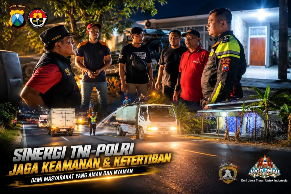 CEGAH KECELAKAAN AKIBAT TUMPAHAN AIR GARAM,Satlantas POLRES BANGKALAN BERSAMA INSTANSI TERKAIT SIRAM JALAN RAYA