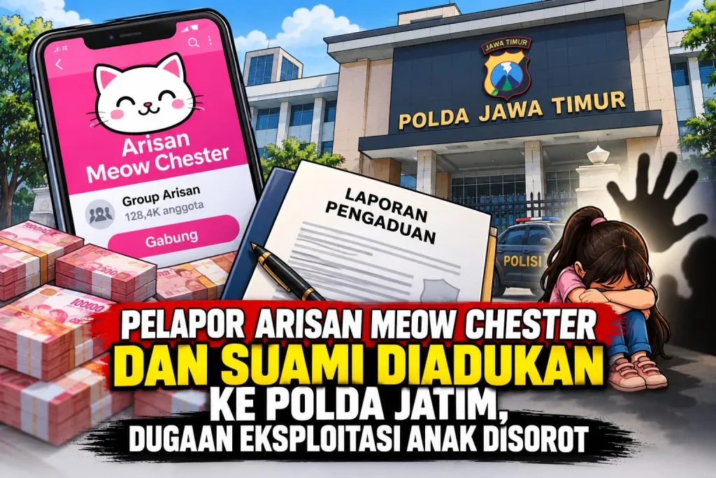 Dugaan Praktik Penggantian Ibu Kandung, Chester dan Suami Dilaporkan ke Polda Jatim