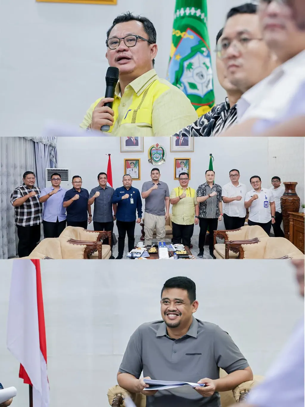 GUBERNUR SUMUT BOBBY AFIF NASUTION BERSAMA WALI KOTA GUNUNGSITOLI BAHAS PENGENTASAN KAWASAN KUMUH