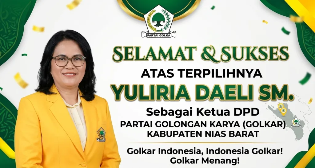 SENIOR GOLKAR DIKALAHKAN, NETIZEN LINTAS PROVINSI HEBOH SAMBUT KEMENANGAN PEMIMPIN PEREMPUAN BARU DI NIAS BARAT!